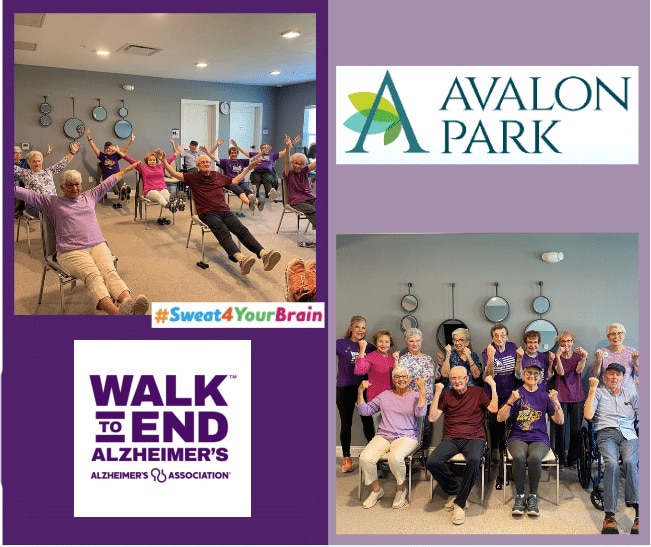 Senior Housing Cottleville MO - Alzheimer's Awareness Campaign and Avalon Park Participants