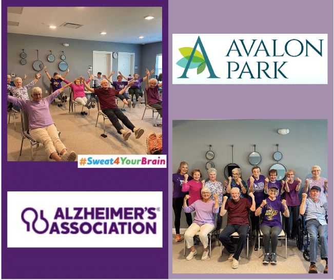 Senior Housing Cottleville MO - Alzheimer's Awareness Campaign and Avalon Park Participants