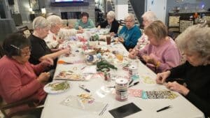 Senior Independent Living Residence Cottleville MO - A Huge Turnout for Craft Time